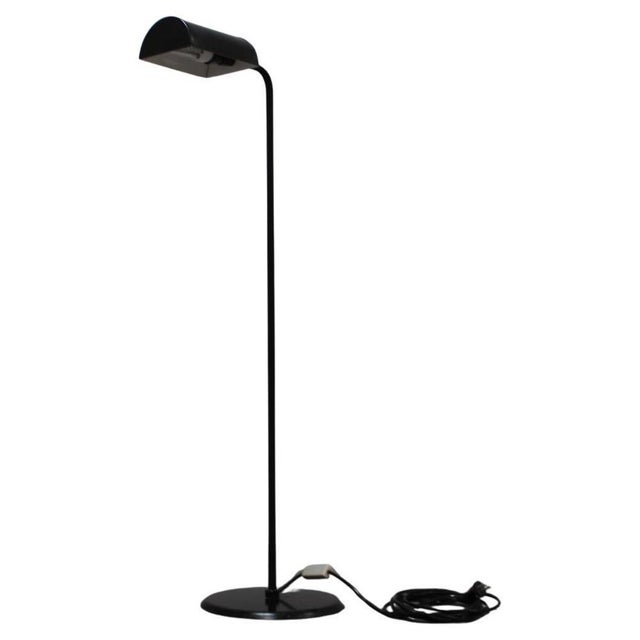 Black Mid-Century Floor Lamp from Abo Randers, Denmark, 1970s For Sale - Image 8 of 8