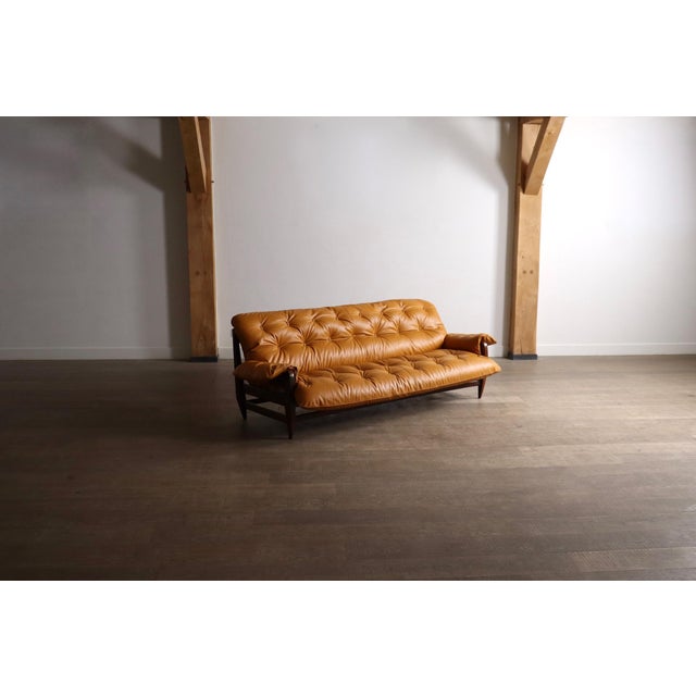 Wood Rodeio Sofa by Jean Gillon for Italma Wood Art, Brazil, 1965 For Sale - Image 7 of 17