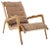 Oak Lounge Chair by Jan Vanek, Czechoslovakia, 1960s For Sale
