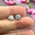 Natural Sapphire Diamond Stud Earrings 14k White Gold 1.62 TCW Certified For Sale - Image 15 of 18