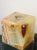 Animal Skin 1970s Mark Cross Onyx and Leather Book Ends by Mark Cross - a Pair For Sale - Image 7 of 9
