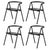 Laakso Dining Chairs in Black by Made by Choice, Set of 4 For Sale - Image 14 of 14