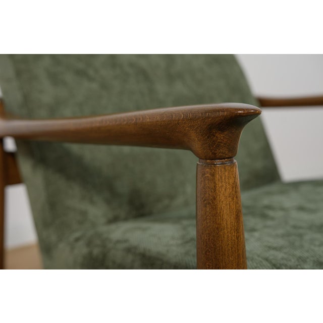 Set of Mid-Century Modern GFM-64 Chairs by Edmund Homa for Gościcińskie Furniture Factory, 1960s For Sale - Image 16 of 18