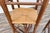 1970s Set of 3 Danish Modern Style Oak Bar Stools With Rush Seats | Mid-Century For Sale - Image 12 of 18