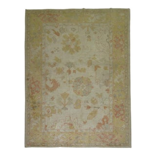 Vintage Inspired Angora Oushak - 6'3" x 8'6" For Sale