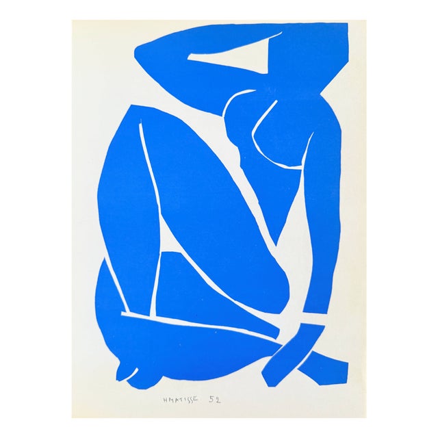 Henri Matisse, Femme Bleue, 1958, Lithograph For Sale