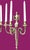 Large French Louis XVI Style Bronze Three-Arm Wall Sconces, 1950s, Set of 2 For Sale - Image 9 of 18