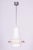 Metal Mid-Century Chandelier in Chrome, Steel, and Opaline Glass, Czech, 1960s For Sale - Image 7 of 7