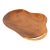 20thC Mid Century Modern Organic Sculpted Wood Serving Tray For Sale