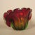 1950s Vintage Red and Green Murano Glass Bowl For Sale - Image 5 of 15