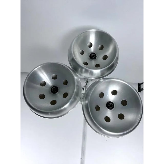 Mid-Century Modern Large Space Age Metal and Plastic Ceiling Light from Studioluce, Italy, 1970s For Sale - Image 3 of 13