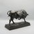 An impressive study in bronze of a charging bull by antoine louis barye (1796-1875). Excellent dark brown patina. Signed...