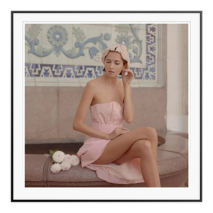 Dasha and Mari 'Cinema' Limited Edition Print Framed in Black