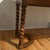Vintage Expandable Barley Twist Dining Library Hunt Table With Drawer 64" Long For Sale - Image 4 of 12