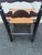 Late 19th Century Antique English High Ladder Back Rush Seat Side Chair For Sale - Image 5 of 18