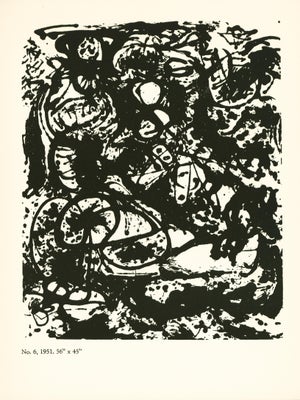 1951 Jackson Pollock Serigraph "No. 6, 1951"