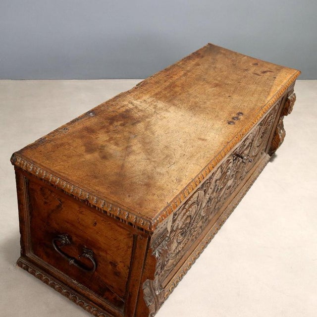 Walnut Chest, Italy, Early 18th Century For Sale - Image 6 of 14