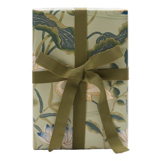 Lotus Garden Wrapping Paper For Sale