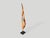 Andrianna Shamaris Minimalist Mahogany Wood Sculpture For Sale - Image 4 of 6