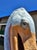 1960s Monumental Metal Jumbo Nautical Pelican on Stand For Sale - Image 16 of 17