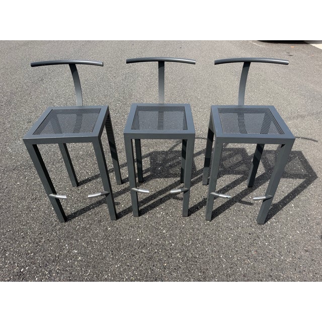 Postmodern Postmodern Sarapis Bar Stools by Philippe Starck for Driade (3) For Sale - Image 3 of 10