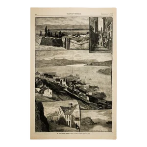 1879 American Weekly Periodical by Harper's Magazine, in and Around Quebec