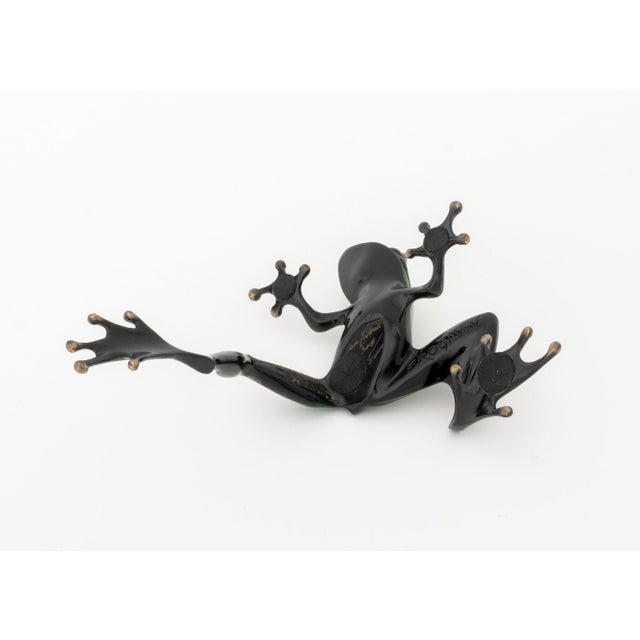Green Tim Cotterill "Frogman" Bronze Sculpture For Sale - Image 8 of 10