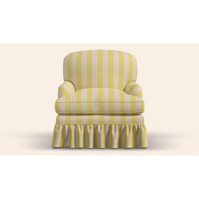 Cream Citron Sofia Lounge Chair by Ceraudo For Sale - Image 8 of 11