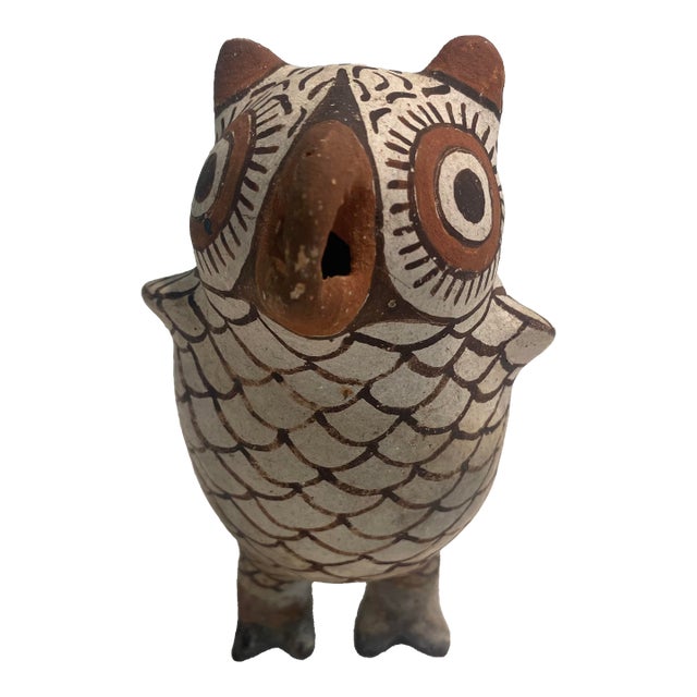 Nellie Bica Vintage Pottery Owl For Sale