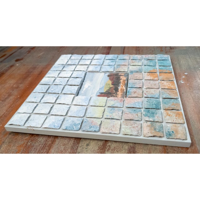 Ceramic Mid-Century Contemporary Art Pottery Mosaic by Elizabeth Macdonald For Sale - Image 7 of 10