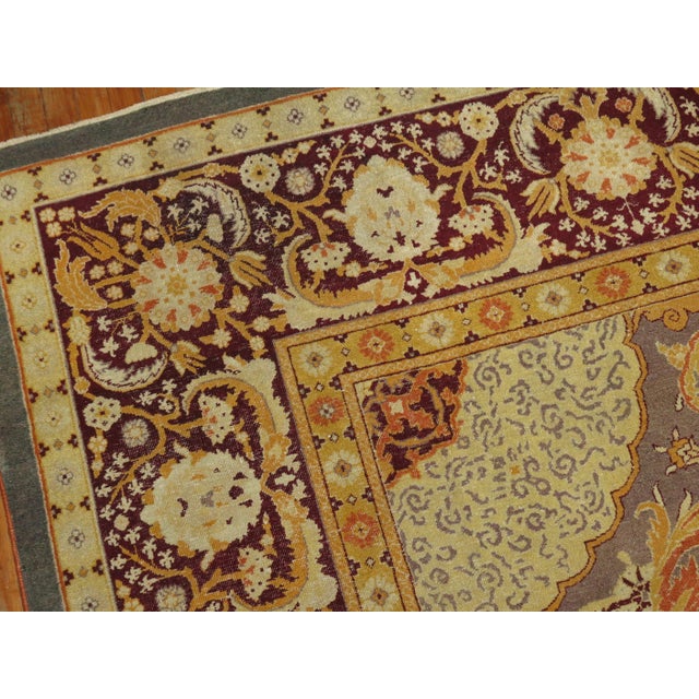 An authentic late 19th century Indian Amritsar. 9'11'' x 13'5'' An elite group of the very finest 19th century Agra region...