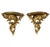 Italian Hand-Carved Gilded Wall Brackets, Rococo, Mid-19th Century For Sale - Image 10 of 10