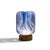 Oceanic Marbled Blue LED Cordless Lamp For Sale In Chicago - Image 6 of 6