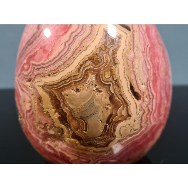 Skull in Rhodochrosite Mineral For Sale - Image 18 of 18