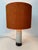 Vintage table lamp. Signed ceramic. No chips or cracks. Original fabric lampshade. E27 fitting. Height: 33cm. Diameter:...