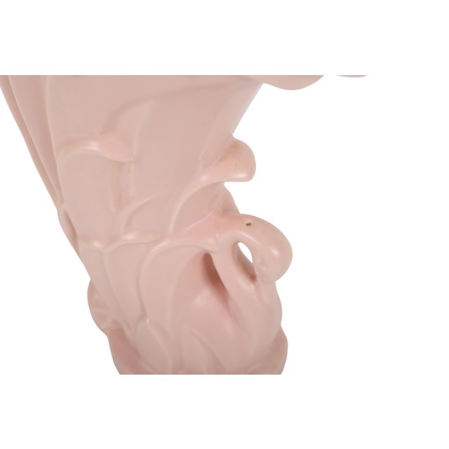 Set of 5 Vintage McCoy Vases in a Pink Matt Glaze For Sale - Image 10 of 18