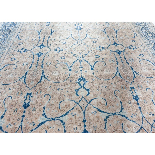 Beige 1920s Persian Tabriz For Sale - Image 8 of 8