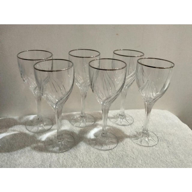 Early 21st Century Lenox Debut Gold Rim Water Goblets Set of 6 Chairish