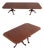 Hickory Chair Mahogany Inlaid Dining Table For Sale