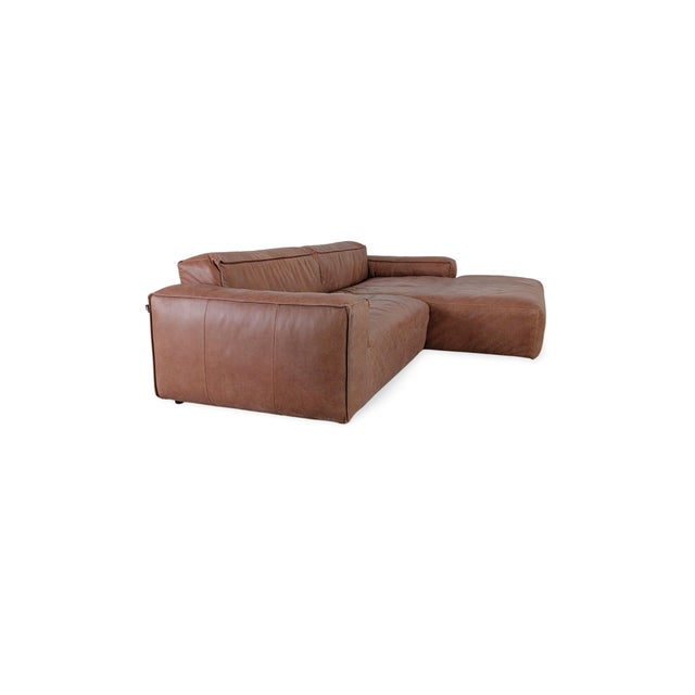 Freistil 187 Leather Corner Sofa frorm Rolf Benz For Sale - Image 6 of 8