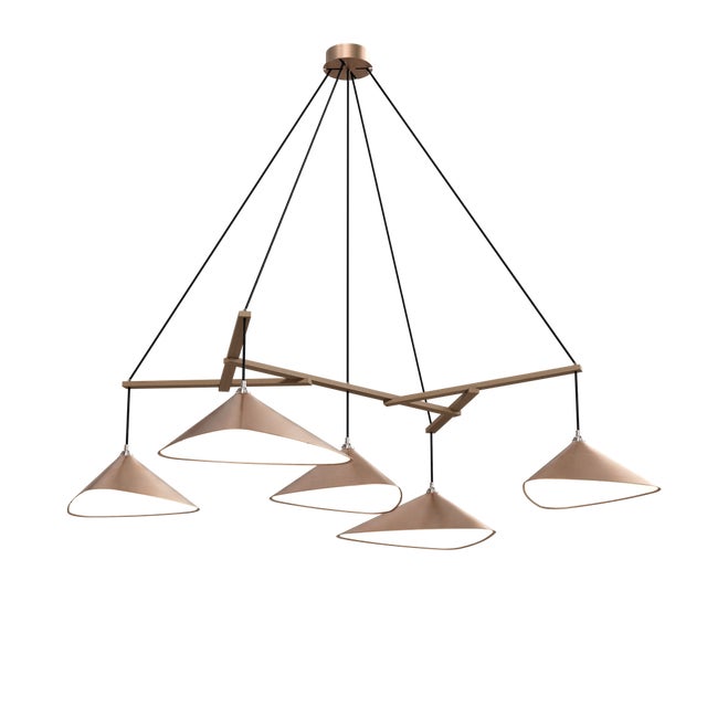 Emily is a series of handmade sheet steel lampshades in various finishes and spatial arrangements. _ Emily was inspired by...