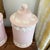 Vintage Pink Italian Jasperware Jars- A Pair For Sale - Image 4 of 9