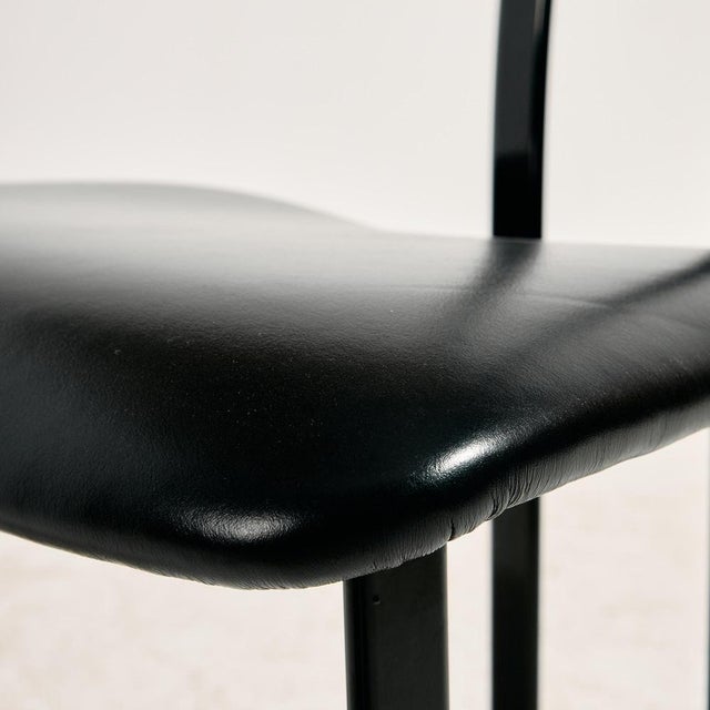 Metal Postmodern Dining Chairs by Maurizio Cattelan for Cattelan, 1980s, Set of 4 For Sale - Image 7 of 18