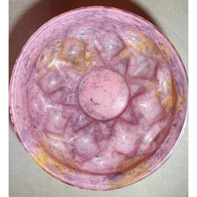 1920s Glass & Wrought Iron Bowl by Andre Delatte, 1920s For Sale - Image 5 of 11