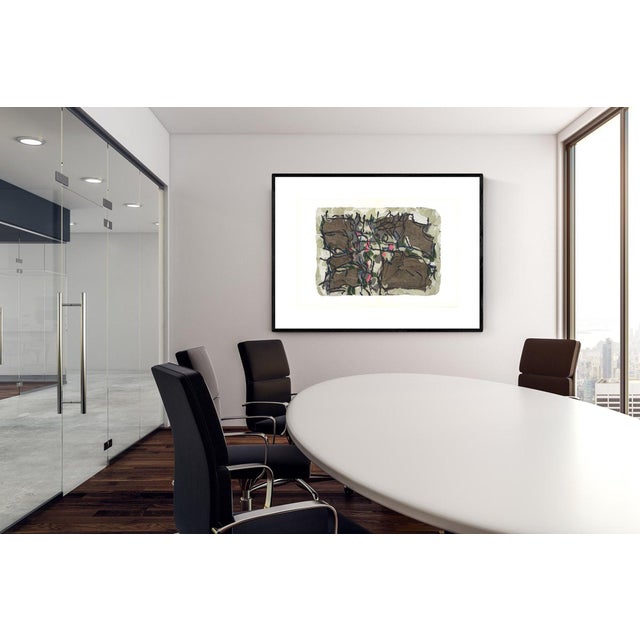 Contemporary Jean-paul Riopelle Composition X-160, 1966 For Sale - Image 3 of 3