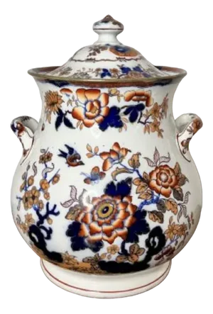 Large Japanese Imari Lidded Vase, 1900s