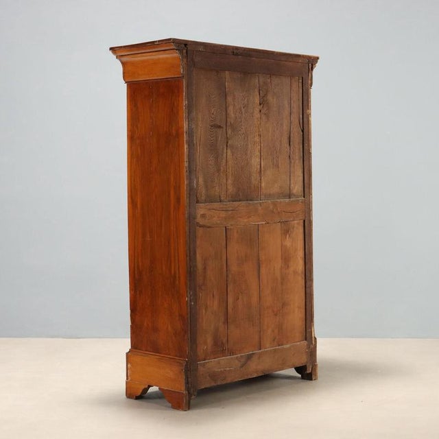 Carlo X Walnut Secretaire with Oak Interiors For Sale - Image 14 of 15