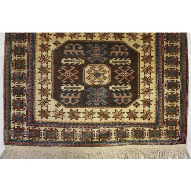 Textile Vintage Turkish Hand Knotted Rug, 1950s For Sale - Image 7 of 18