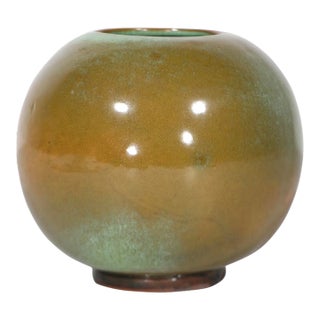Art Pottery Frankoma Ball Vase 55 For Sale
