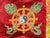 Vintage Tibetan Style Treasure Symbol Wall Hanging Tapestry Fabric Art For Sale - Image 12 of 14